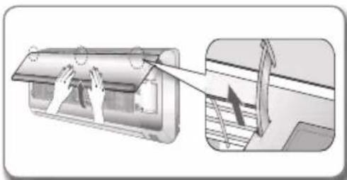 SAMSUNG AR18JC5TCURNNA - Opening the panel - 2