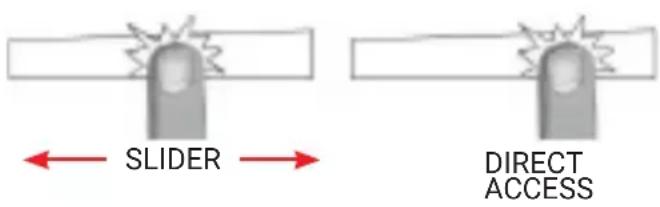 SLIDER DIRECT ACCESS