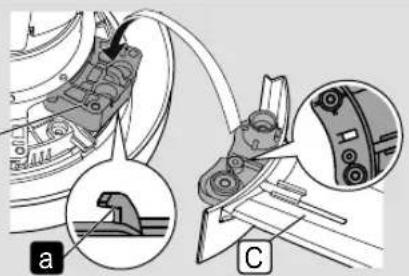 PANASONIC F-60FEN - ■ Install the Blades - 2