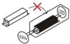 V-TAC VT-8095 - WARNING - 3