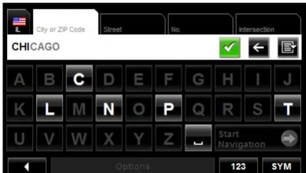 NAVIGON 7200T - Tap New Destination > Enter an Address. - 2