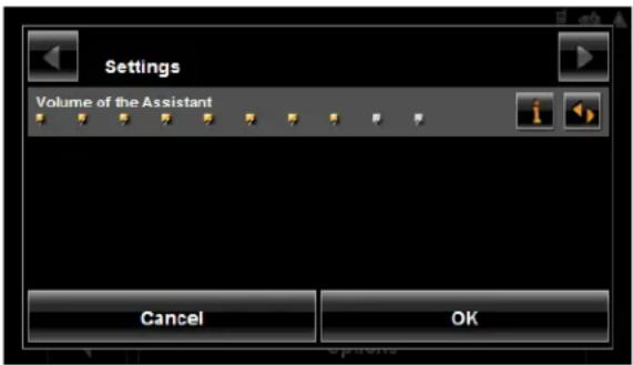 NAVIGON 7200T - Select Audio Assistant Volume - 1