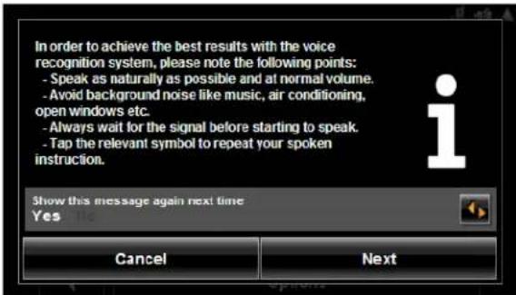 NAVIGON 7200T - Selecting a Destination using Voice Entry - 1