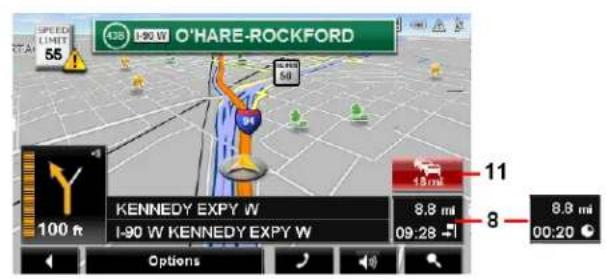 NAVIGON 7200T - Map Navigation mode - 2