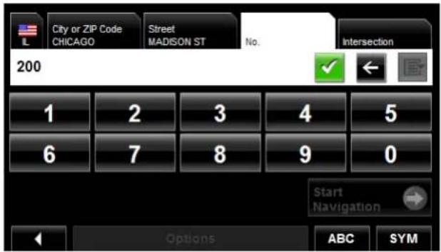 NAVIGON 7200T - Enter the city name or Postal code, then tap - 4