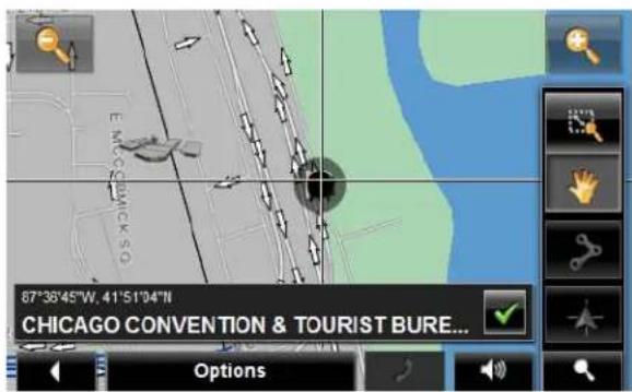 NAVIGON 7200T - Searching for POIs Near a Selected Location - 2