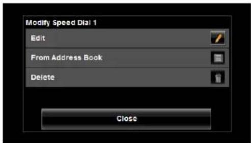 NAVIGON 7200T - Tap on an available Speed Dial line. - 1
