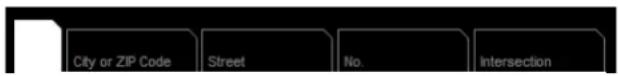 NAVIGON 7200T - The Search Area Tab - 1
