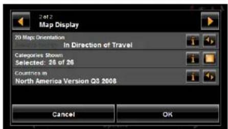 NAVIGON 7200T - View information on the current map - 2
