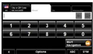 NAVIGON 7200T - Numeric keyboard - 1