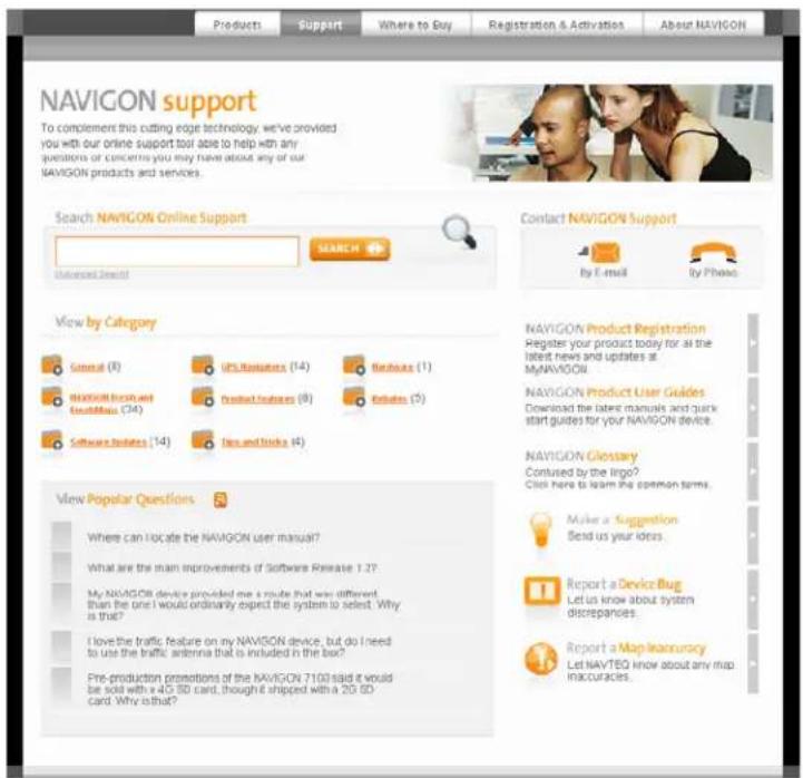 NAVIGON 7200T - Customer Service - 1