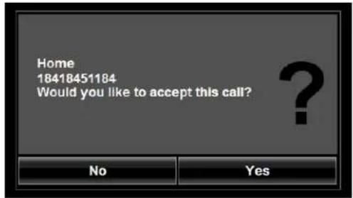 NAVIGON 7200T - Answering a call - 1