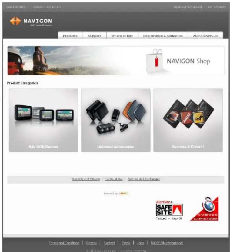 NAVIGON 7200T - The NAVIGON Shop - 1