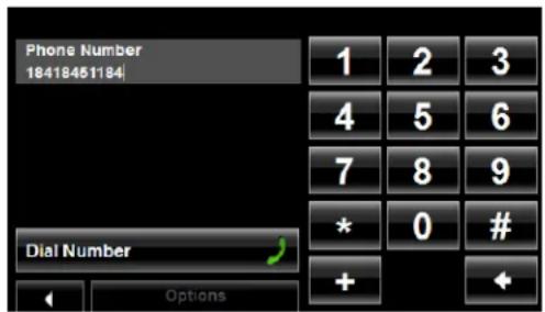 NAVIGON 7200T - Dialing a telephone number - 2