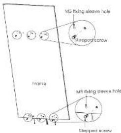 MS lifting sleeve hole sleeping screw Frama MS lifting sheeve hole Slipped screw