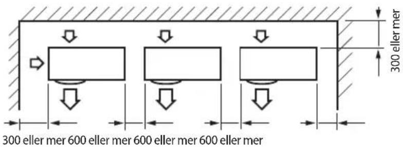SAMSUNG AE060CXEDEG - När du installerar mer än en (1) utomhusenhet - 2