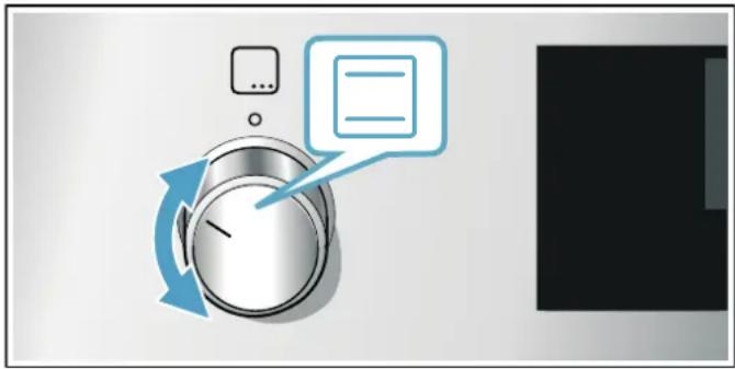 BOSCH HKS59G220W - Ställa in ugnsfunktion och temperatur - 1