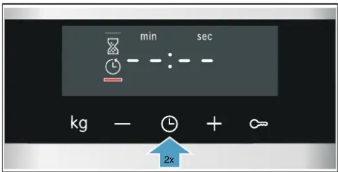 min sec kg - + 2x