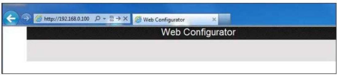 http://192.168.0.100 Web Configurator Web Configurator