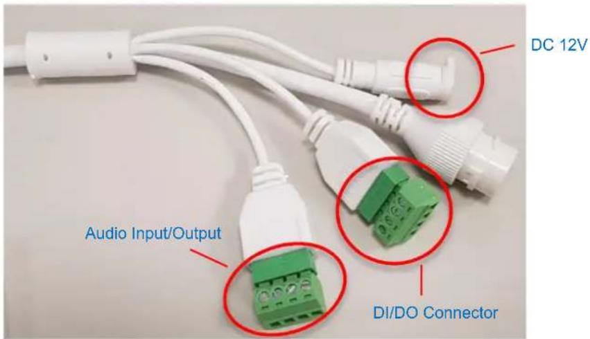 DC 12V Audio Input/Output DI/DO Connector