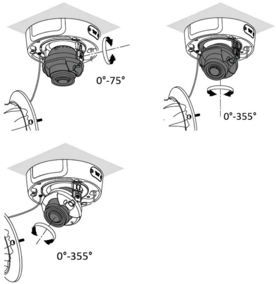 ACTi A820 - Step 6: Adjust the Viewing Angle and Orientation - 1