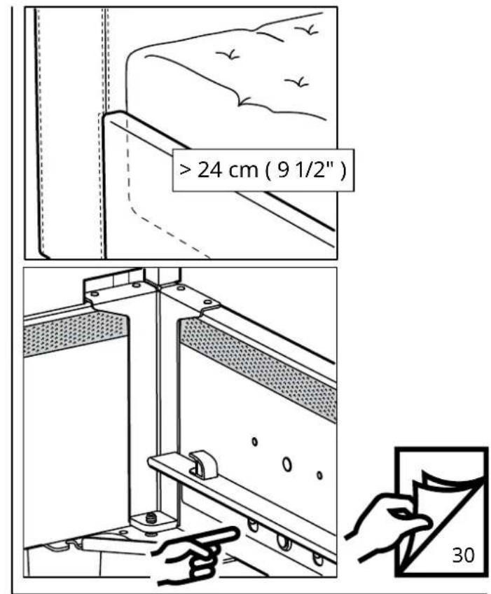 > 24 cm (9 1/2") 30