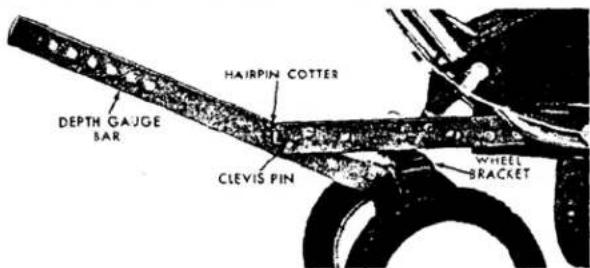 HAIRPIN COTTER DEPTH GUGE BAR CLEVIS PIN WHEEL BRACKET