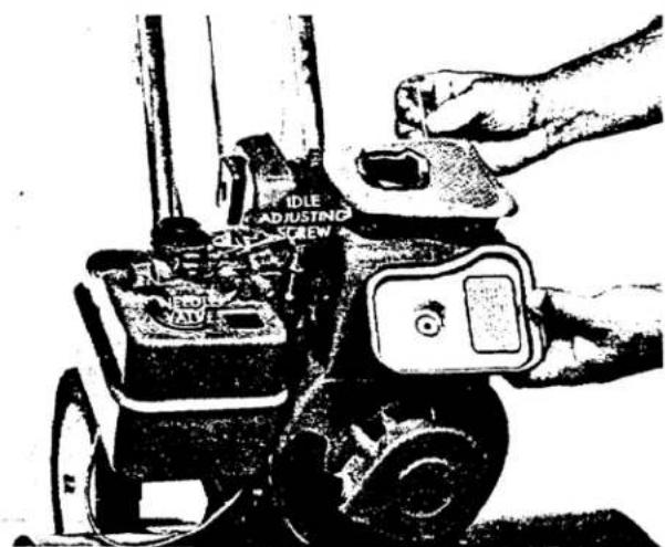 IDLE ADJUSTNO SCREW