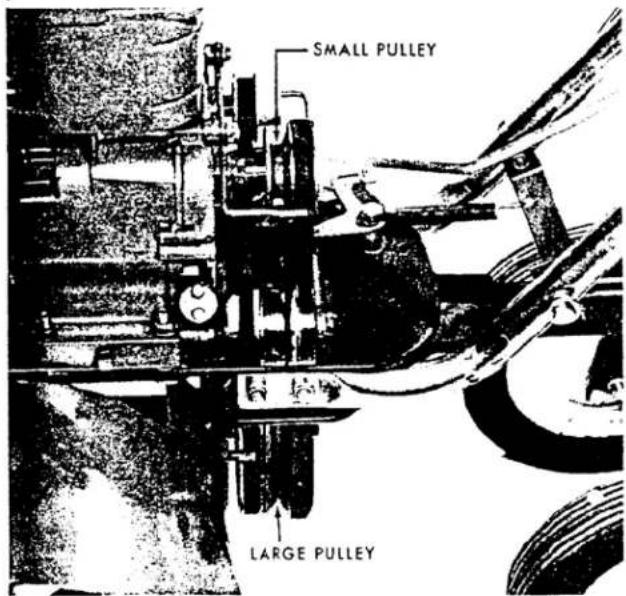 SMALL PULLEY LARGE PULLEY