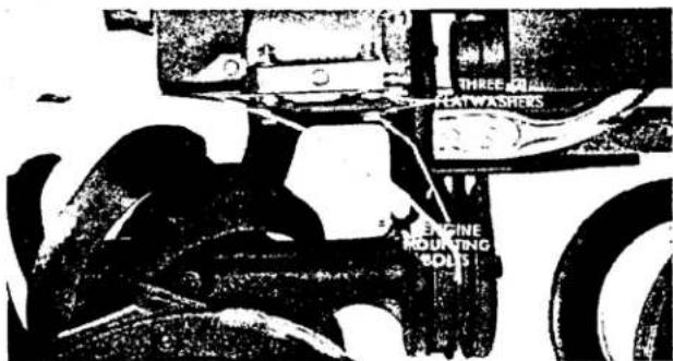 THREE CHILL EAT WASHERS ENGINE MOUNTING SOILS