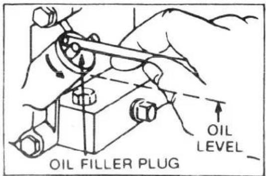 OIL FILLER PLUG OIL LEVEL