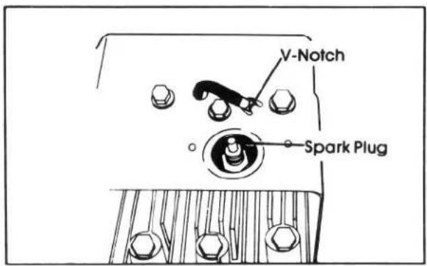 V-Notch Spark Plug