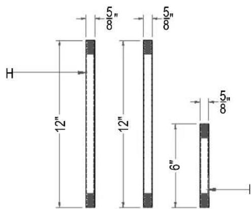 H 12" 12" 6" 5" 8" 5" 8"