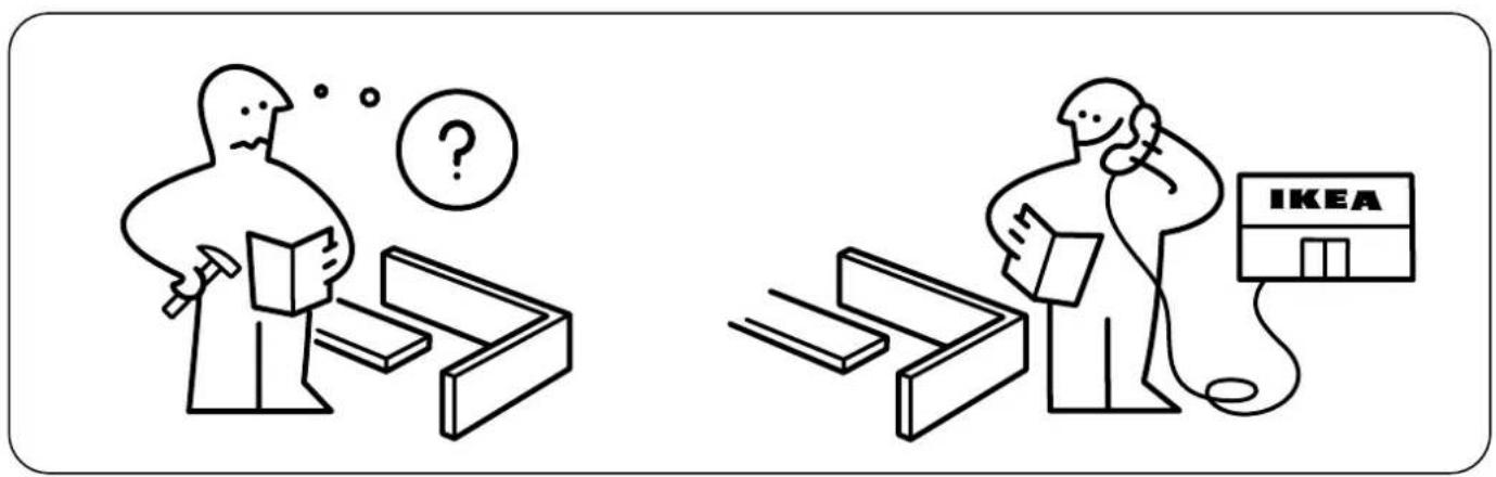 Illustration showing two scenes: one with a person thinking and holding a book, the other with a person examining books and a IKEA store, both depicting challenges in computing or networking.