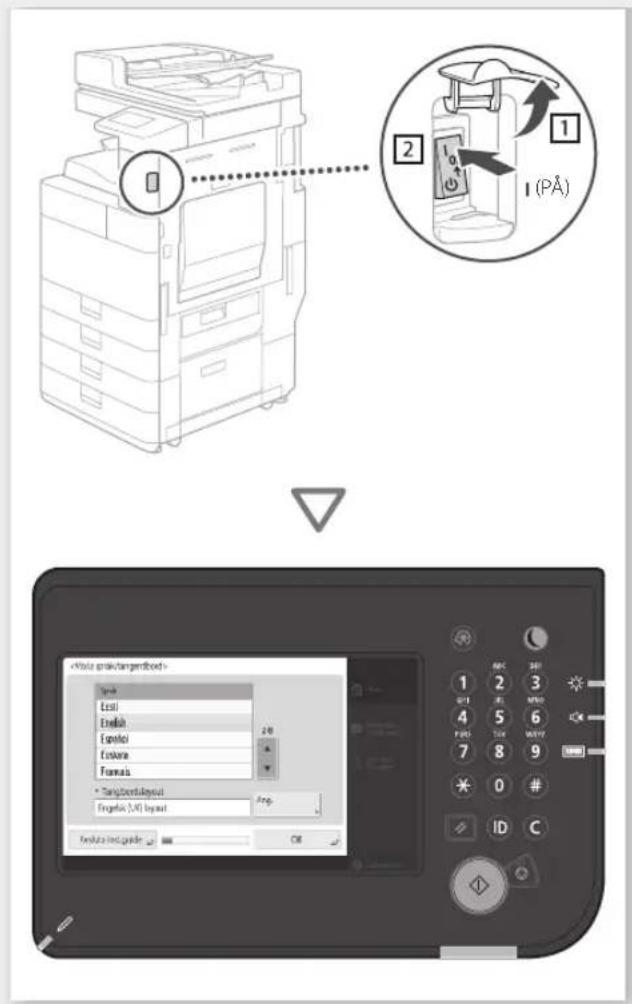 CANON imageRUNNER 2645i - Konfigurera maskinens initiala inställningar - 1
