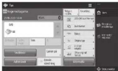 CANON imageRUNNER 2645i - Användbara faxfunktioner - 2