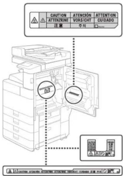 CANON imageRUNNER 2645i - Information om lasersäkerhet - 2