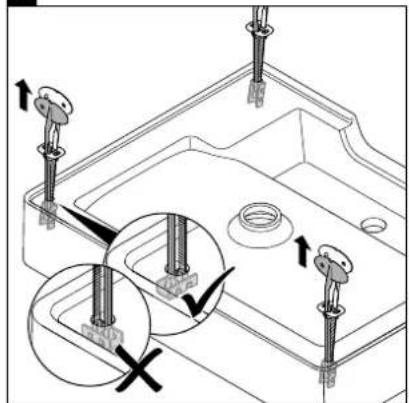 Technical diagram showing mechanical assembly with labeled parts and directional arrows indicating movement or assembly.