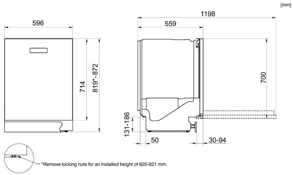 ASKO DBI243IBS - Technical data - 1