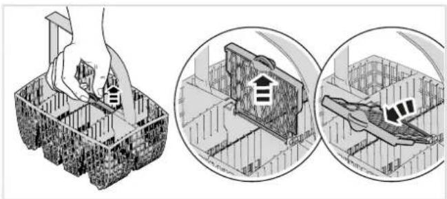 ASKO DBI243IBS - Fold-downsectionforsmallitems - 1
