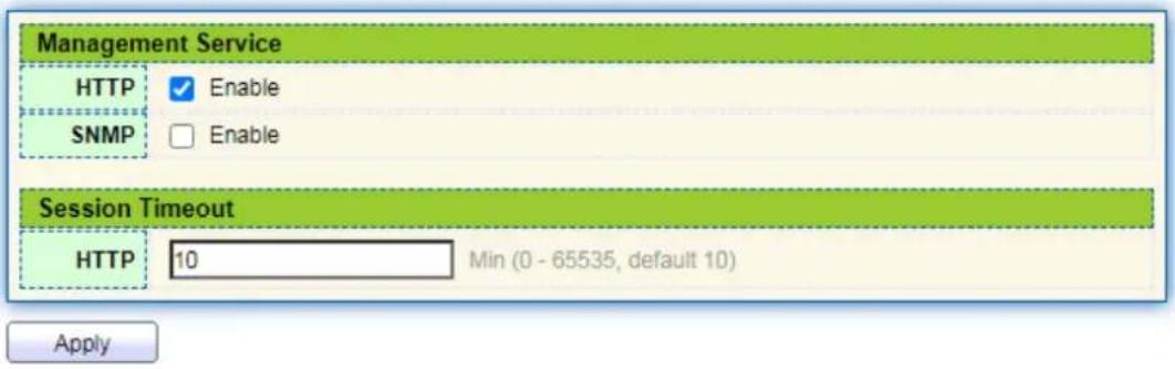 AIRLIVE WEB-10XGF8 - Management Service - 1