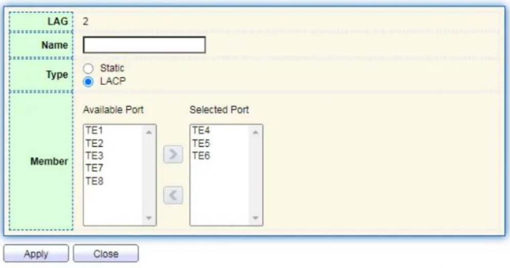 AIRLIVE WEB-10XGF8 - LACP - 1