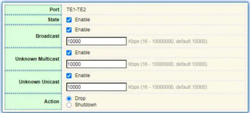 AIRLIVE WEB-10XGF8 - Edit Port Setting - 1