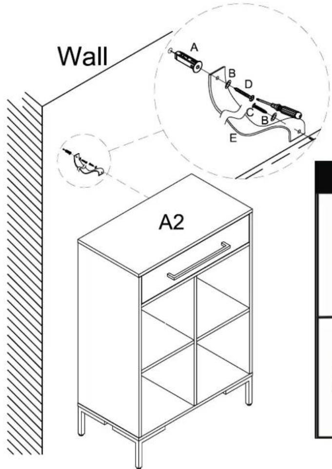 Crosley Juno CF1325 - SAFETY WALL STRAP INSTALLATION - 1