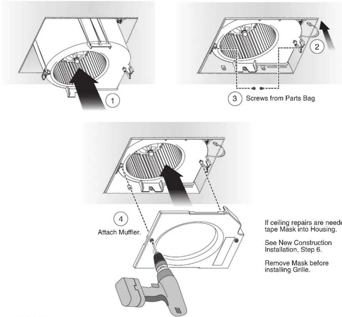 BROAN Ultra Pro RB80 - Retrofit Installation - 1
