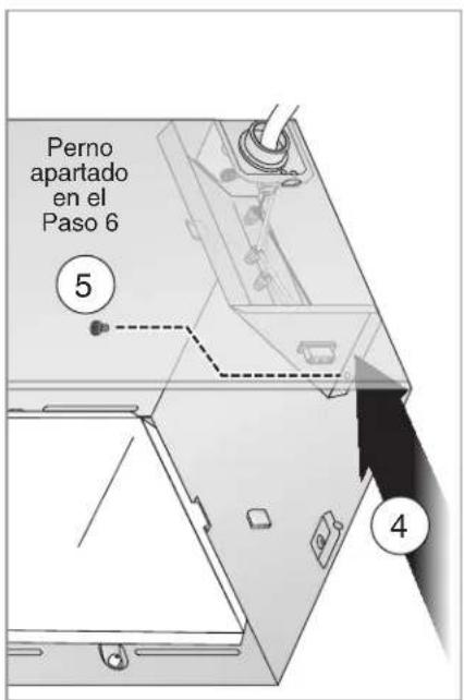 BROAN Ultra Pro RB80 - Instale la placa metálica, conecte los cables e instale el panel de cableado - 2