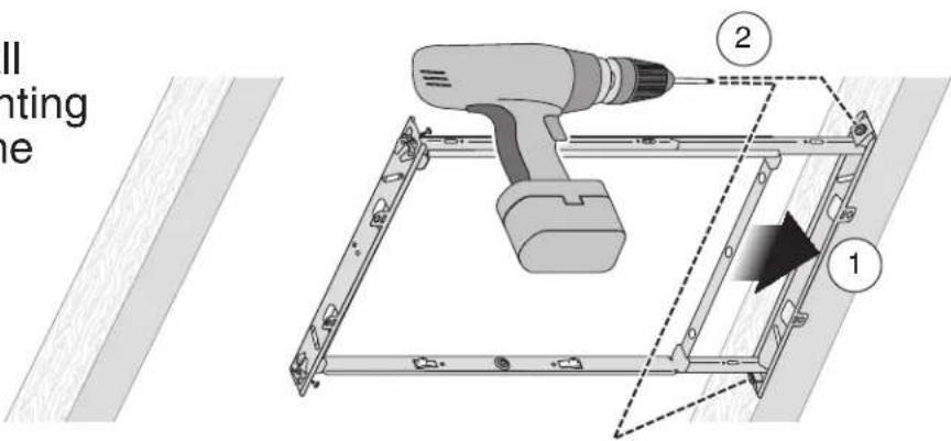 BROAN Ultra Pro RB80 - Install Mounting Frame - 1