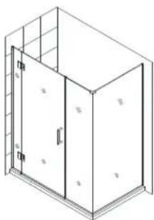 DreamLine Unidoor-X E3261434L-04 - Unidoor-X Style M manual used with the following Model Styles: - 9