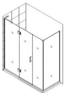 DreamLine Unidoor-X E3261434L-04 - Unidoor-X Style M manual used with the following Model Styles: - 10