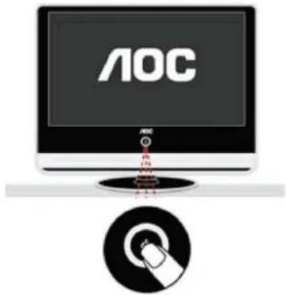 AOC V27m - To turn on: - 1